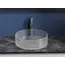 Умывальник чаша Ceramica Nova накладная круглая (прозрачная) Cristal 360*360*112мм