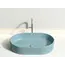 Умывальник чаша Ceramica Nova накладная овальная (цвет Зеленый Матовый) Element 608*385*122мм