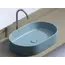 Умывальник чаша Ceramica Nova накладная овальная (цвет Голубой Матовый) Element 608*385*122мм