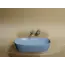 Умывальник чаша Ceramica Nova накладная овальная (цвет Голубой Матовый) Element 600*380*138мм