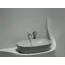 Умывальник чаша Ceramica Nova накладная овальная (цвет Серый Матовый) Element 600*380*138мм