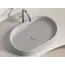Умывальник чаша Ceramica Nova накладная овальная (цвет Серый Матовый) Element 608*385*122мм