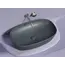 Умывальник чаша Ceramica Nova накладная овальная (цвет Темный Антрацит Матовый) Element 600*380*138мм