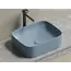 Умывальник чаша Ceramica Nova накладная прямоугольная (цвет Серо-Голубой Матовый) Element 505*380*150мм