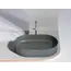 Умывальник чаша Ceramica Nova накладная овальная (цвет Темный Антрацит Матовый) Element 608*385*122мм
