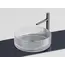 Умывальник чаша Ceramica Nova накладная круглая (прозрачная) Cristal 360*360*112мм