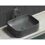 Умывальник чаша Ceramica Nova накладная прямоугольная (цвет Темный Антрацит Матовый) Element 505*380*150мм