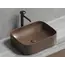 Умывальник чаша Ceramica Nova накладная прямоугольная (цвет Темно-Коричневый Матовый) Element 505*380*150мм