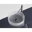 Умывальник чаша Ceramica Nova накладная круглая (прозрачная) Cristal 360*360*112мм