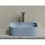 Умывальник чаша Ceramica Nova накладная прямоугольная (цвет Серо-Голубой Матовый) Element 505*380*150мм