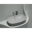 Умывальник чаша Ceramica Nova накладная овальная (цвет Серый Матовый) Element 600*380*138мм