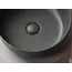 Раковина Ceramica Nova накладная круглая 356*356*135, без перелива, цвет темный антрацит матовый