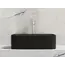 Умывальник чаша Ceramica Nova накладная прямоугольная (цвет Черный Матовый) Element 505*380*150мм