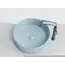 Умывальник чаша Ceramica Nova накладная круглая (цвет Голубой Матовый) Element 360*360*115мм