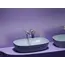 Умывальник чаша Ceramica Nova накладная овальная (цвет Серо-Голубой Матовый) Element 600*380*138мм