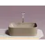Умывальник чаша Ceramica Nova  накладная прямоугольная (цвет Капучино Матовый) Element 505*380*150мм
