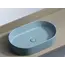 Умывальник чаша Ceramica Nova накладная овальная (цвет Голубой Матовый) Element 608*385*122мм