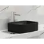 Умывальник чаша Ceramica Nova накладная прямоугольная (цвет Черный Матовый) Element 505*380*150мм