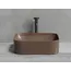 Умывальник чаша Ceramica Nova накладная прямоугольная (цвет Темно-Коричневый Матовый) Element 505*380*150мм