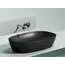 Умывальник чаша Ceramica Nova накладная овальная (цвет Черный Матовый) Element 600*380*138мм