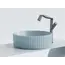Умывальник чаша Ceramica Nova накладная круглая (цвет Голубой Матовый) Element 360*360*115мм