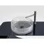 Умывальник чаша Ceramica Nova накладная круглая (прозрачная) Cristal 360*360*112мм