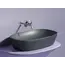 Умывальник чаша Ceramica Nova накладная овальная (цвет Темный Антрацит Матовый) Element 600*380*138мм
