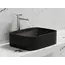 Умывальник чаша Ceramica Nova накладная прямоугольная (цвет Черный Матовый) Element 505*380*150мм