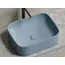 Умывальник чаша Ceramica Nova накладная прямоугольная (цвет Серо-Голубой Матовый) Element 505*380*150мм