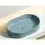 Умывальник чаша Ceramica Nova накладная овальная (цвет Зеленый Матовый) Element 608*385*122мм
