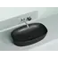 Умывальник чаша Ceramica Nova накладная овальная (цвет Черный Матовый) Element 600*380*138мм