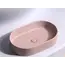 Умывальник чаша Ceramica Nova  накладная овальная (цвет Розовый Матовый) Element 608*385*122мм