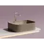 Умывальник чаша Ceramica Nova  накладная прямоугольная (цвет Капучино Матовый) Element 505*380*150мм