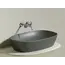 Умывальник чаша Ceramica Nova накладная овальная (цвет Антрацит Матовый) Element 600*380*138мм