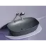 Умывальник чаша Ceramica Nova накладная овальная (цвет Темный Антрацит Матовый) Element 600*380*138мм