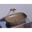 Умывальник чаша Ceramica Nova накладная овальная (цвет Темно-Коричневый Матовый) 600*380*138мм