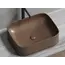 Умывальник чаша Ceramica Nova накладная прямоугольная (цвет Темно-Коричневый Матовый) Element 505*380*150мм