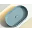 Умывальник чаша Ceramica Nova накладная овальная (цвет Зеленый Матовый) Element 608*385*122мм