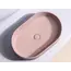 Умывальник чаша Ceramica Nova  накладная овальная (цвет Розовый Матовый) Element 608*385*122мм