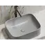 Умывальник чаша Ceramica Nova накладная прямоугольная (цвет Серый Матовый) Element 505*380*150мм