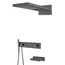 Встраиваемая  душевая система  Boheme ZODIAC 132-2-SGM антрацит
