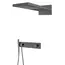 Встраиваемая душевая система  Boheme ZODIAC 132-SGM антрацит