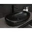 Накладная черная матовая раковина для ванной Gid Bm777