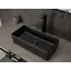 Накладная черная матовая раковина для ванной Gid Bm1104