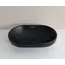 Встраиваемая сверху черная матовая раковина для ванной Gid Bm1004