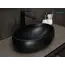 Накладная черная матовая раковина для ванной Gid Bm9030b
