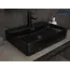 Накладная черная матовая раковина для ванной Gid Bm9256