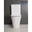 Напольный унитаз белый безободковый микролифт дюропласт Gid Tn2124