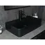 Накладная черная матовая раковина для ванной Gid Bm1344