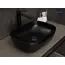Накладная черная матовая раковина для ванной Gid Bm1333